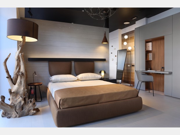 Letto matrimoniale con contenitore Caccaro Groove