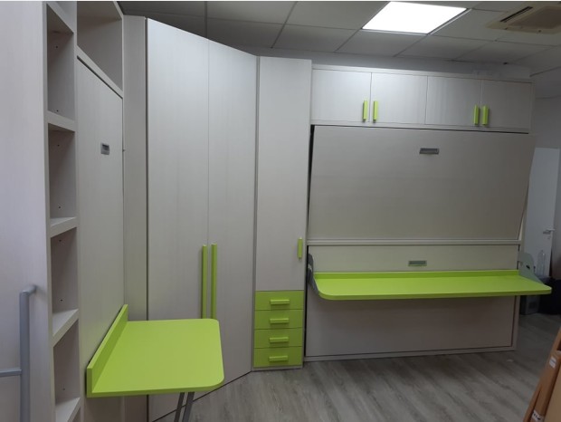 Cameretta trasformabile Molteni Home Revolution twins Compo C0mposizione 18