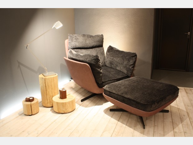 Poltrona con pouf Twils Biggie