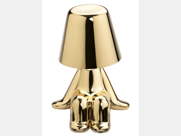 Lampada da tavolo Qeeboo Golden Brothers