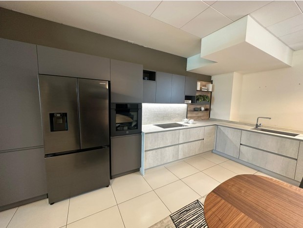 Cucina angolare Arredo3 K7 GLASS