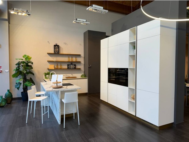 Cucina con penisola Scavolini Delinea