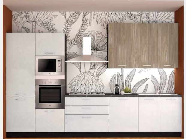 Cucina lineare Master Kitchen Smart 360 h. 240