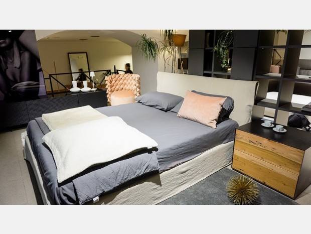 Letto matrimoniale con contenitore Ethos Kune