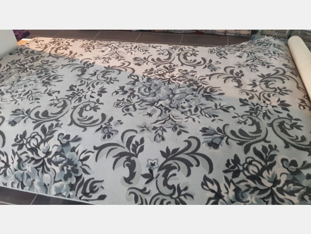 Tappeto Cigierre Versailles Fiorato Grigio