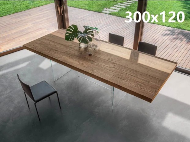 Tavolo rettangolare Lago AIR fisso 300x120