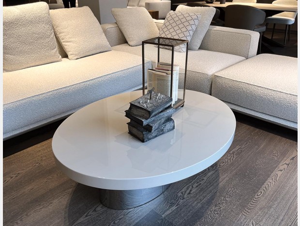 Tavolino ovale Minotti Raymond
