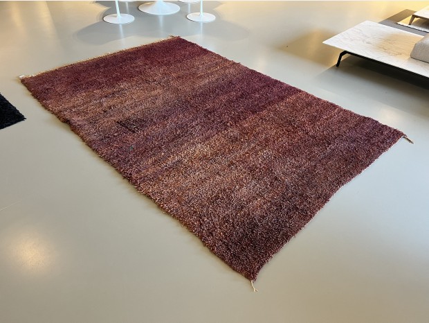 Tappeto Produzione Artigianale Tappeto Berbero viola