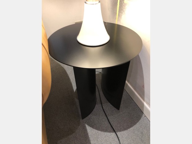 Tavolino rotondo Flou Pierre Nero