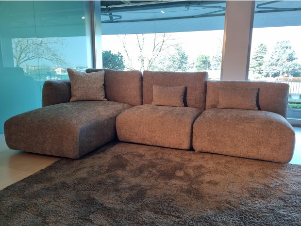 Divano Chaise-longue Flou Fiocco