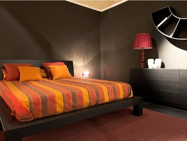 Letto con gruppo La Falegnami dark
