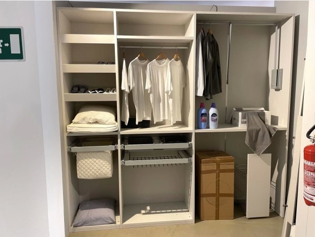 Cabina armadio Battistella Cinquanta3 bianco