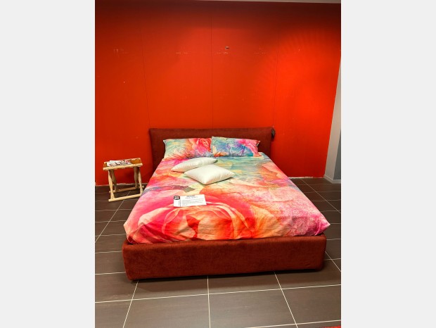 Letto matrimoniale con contenitore Rosini Divani ERA SOFT