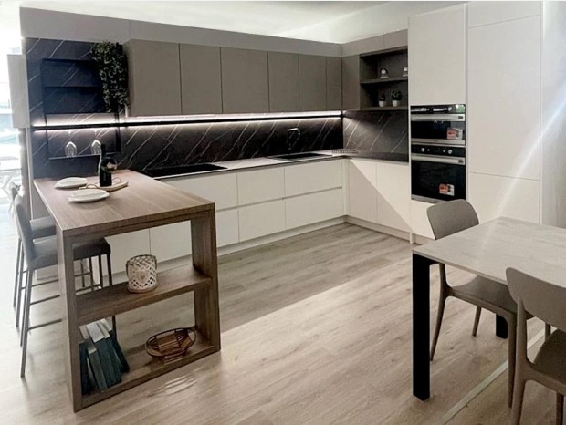 Cucina con penisola Ar-Tre UP DESIGN, SKY