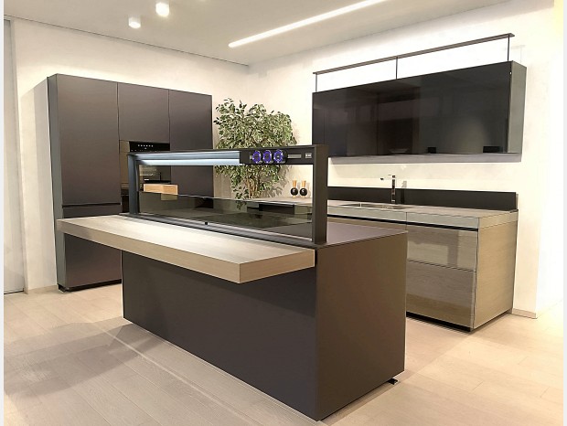 Cucina con Isola Valcucine Genius Loci - Artematica Vitrum - Forma mentis