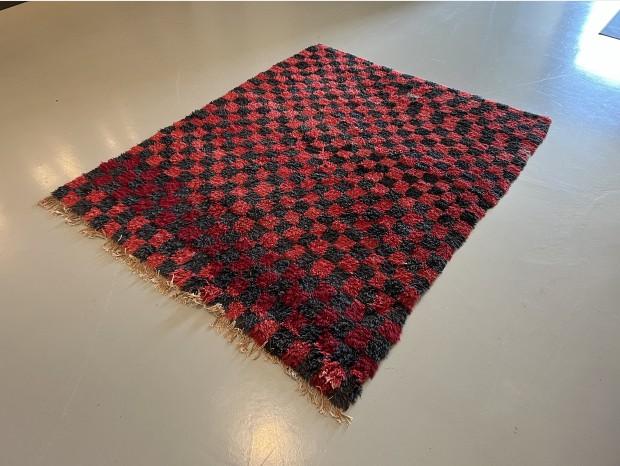 Tappeto Produzione Artigianale Tappeto Berbero Scacchi