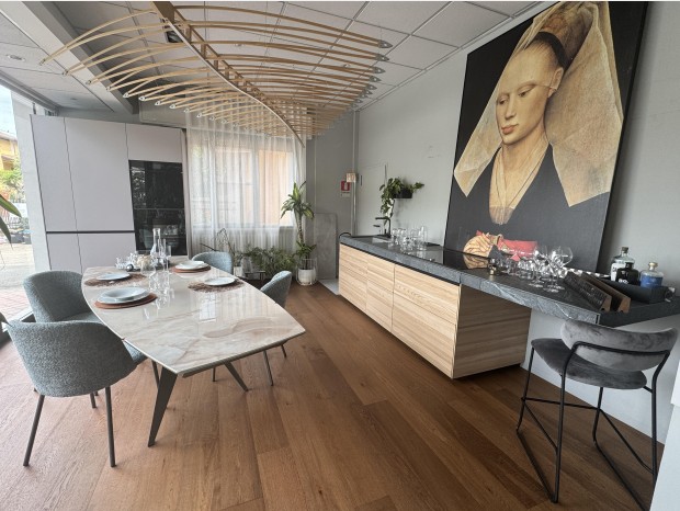 Cucina lineare Valcucine Artematica-Genius Loci e Riciclantica
