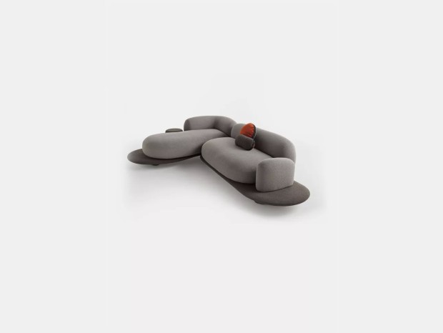 Divano Chaise-longue Busnelli GRUMETTO