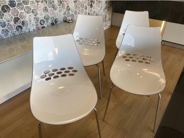 Sedia senza braccioli Scavolini Coquille