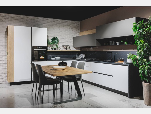 Cucina angolare Arredo3 KALI Bianca