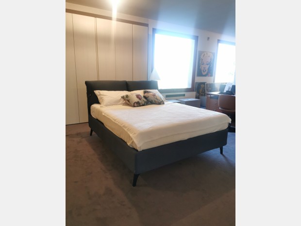 Letto matrimoniale con contenitore Oggioni Dama