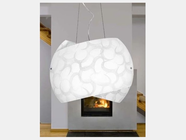 Lampada sospesa Produzione Artigianale WAVE GD 0110