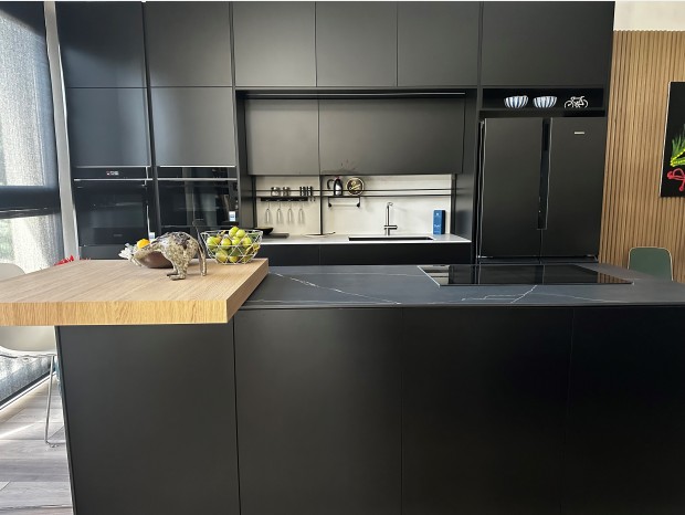 Cucina con Isola Dibiesse Spring XL Gola