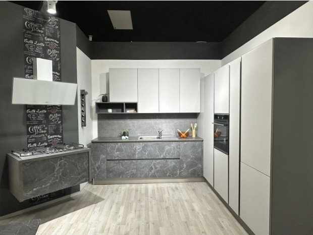 Cucina angolare Arredo3 GLASS