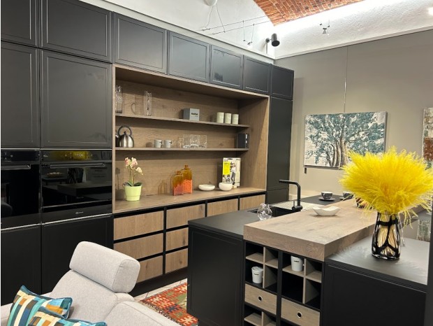Cucina con Isola Nolte Küchen Torino Lack