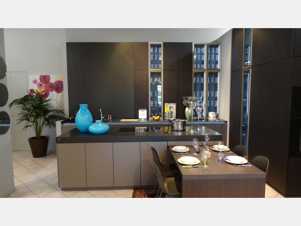 Cucina con Isola Nolte Küchen Soft Lack, Neo Lodge
