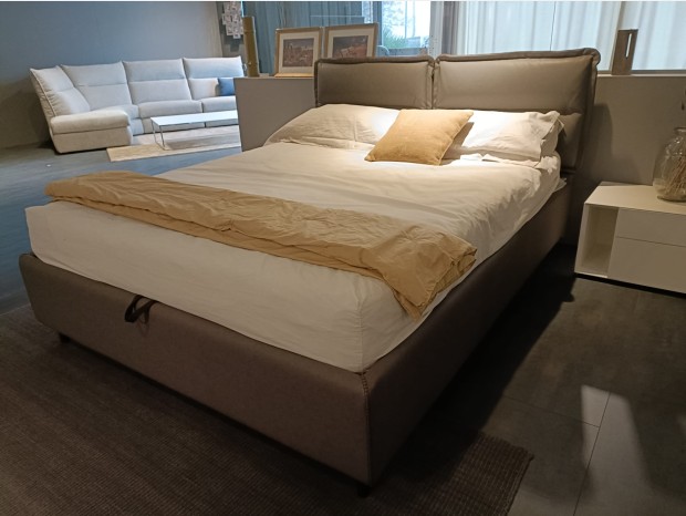 Letto matrimoniale con contenitore Ergogreen Justine Line