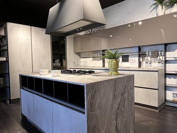 Cucina con Isola Lube IMMAGINA PLUS