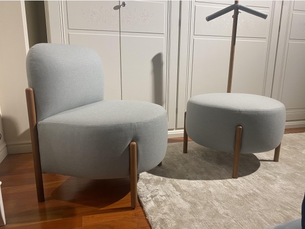 Poltrona con pouf Bolzan Letti Flag