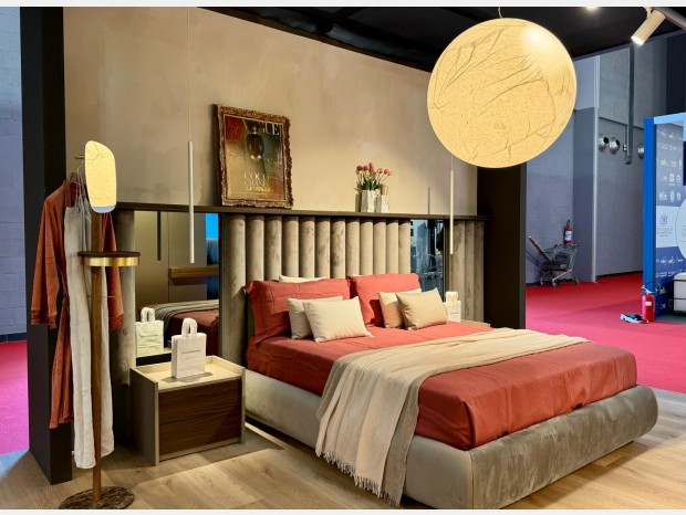 Letto matrimoniale con contenitore Guzzini & Fontana Letto Arabesque