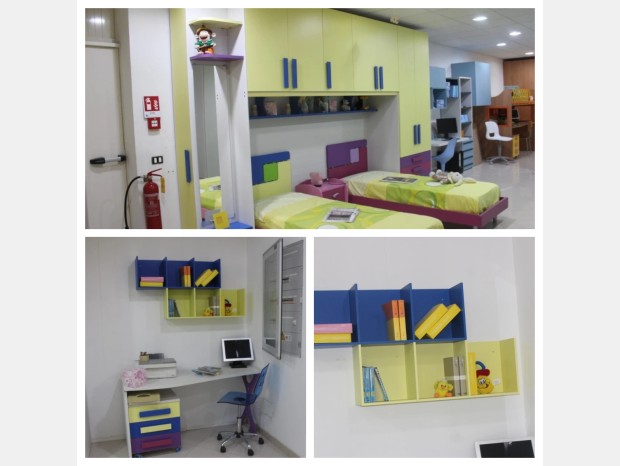 Cameretta letto singolo Moretti Compact KIDS