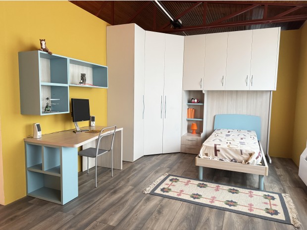 Cameretta con cabina armadio Mistral Evo 2