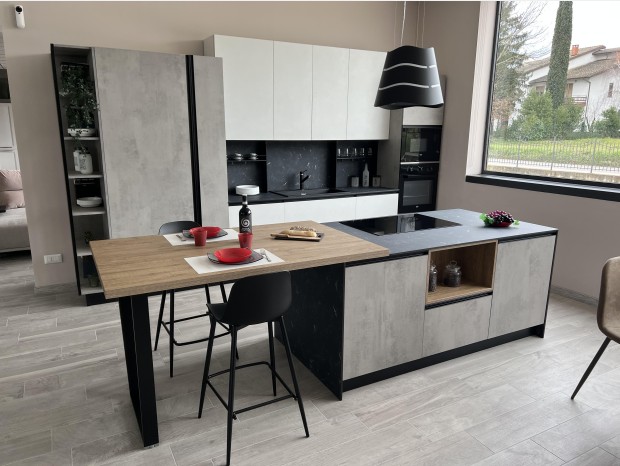 Cucina con Isola Colombini LINEA