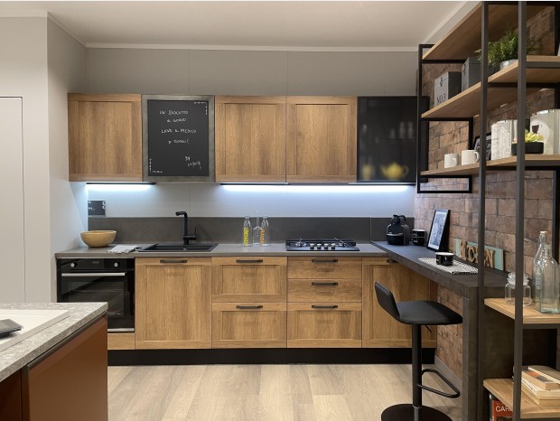Cucina con penisola Scavolini SAX