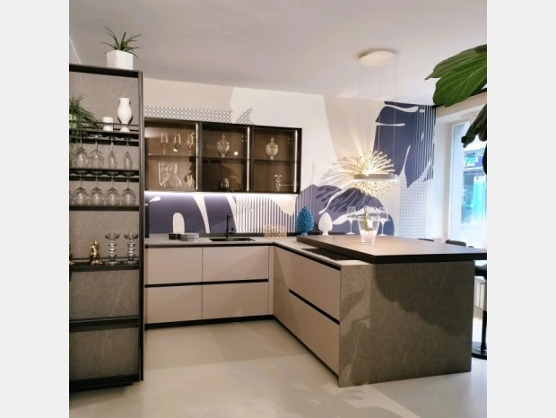 Cucina con penisola Copat 2.1 take 90°