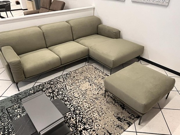 Divano Chaise-longue Colombini Brera + Pouf