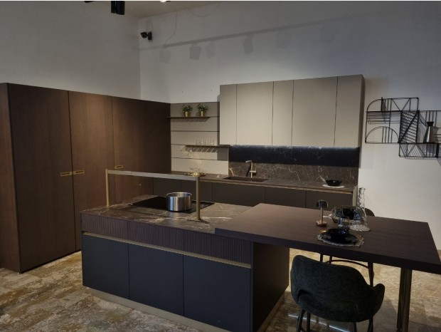 Cucina con Isola Arredo3 Kalì Retta