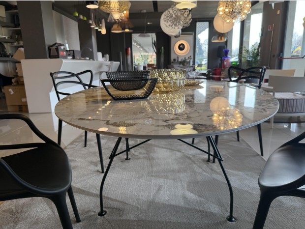 Tavolo ovale Kartell Glossy
