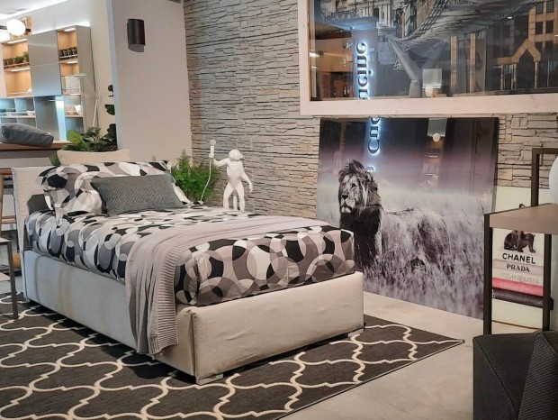Letto singolo Flou Biss