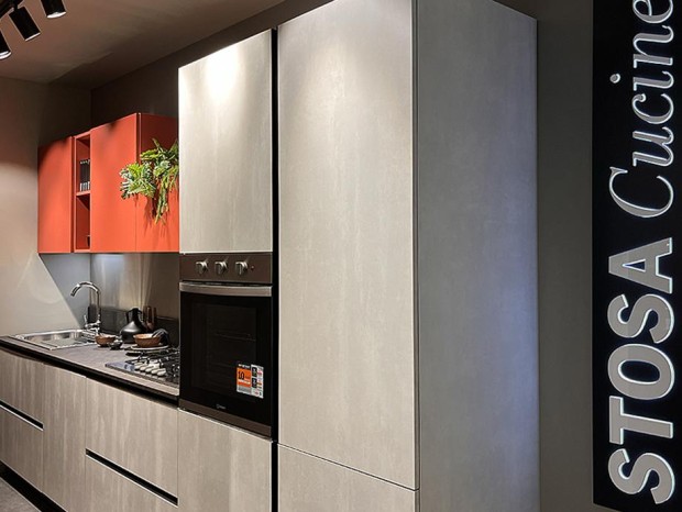 Cucina lineare Stosa Cucine Kaya