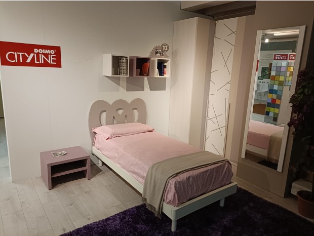 Cameretta letto singolo Doimo Cityline Qik Light