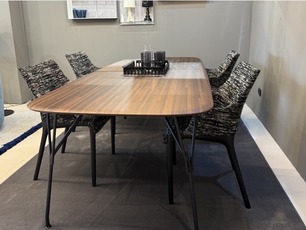 Tavolo rettangolare Kartell Viscount of wood