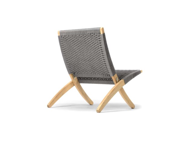 Poltrona da giardino Carl Hansen & Søn SEDIA OUTDOOR CUBA CHAIR