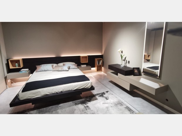 Letto matrimoniale con contenitore Fimar Sorvolo