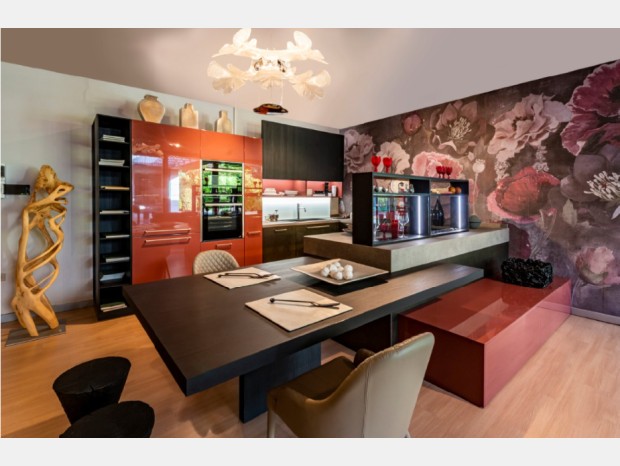 Cucina con penisola Snaidero Code