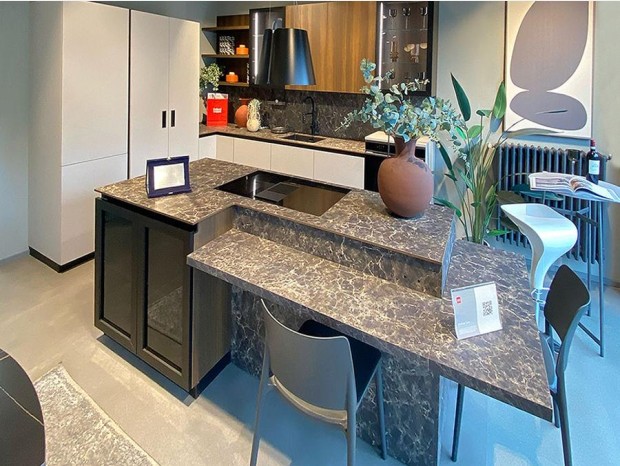 Cucina con Isola Febal Casa Origina Line